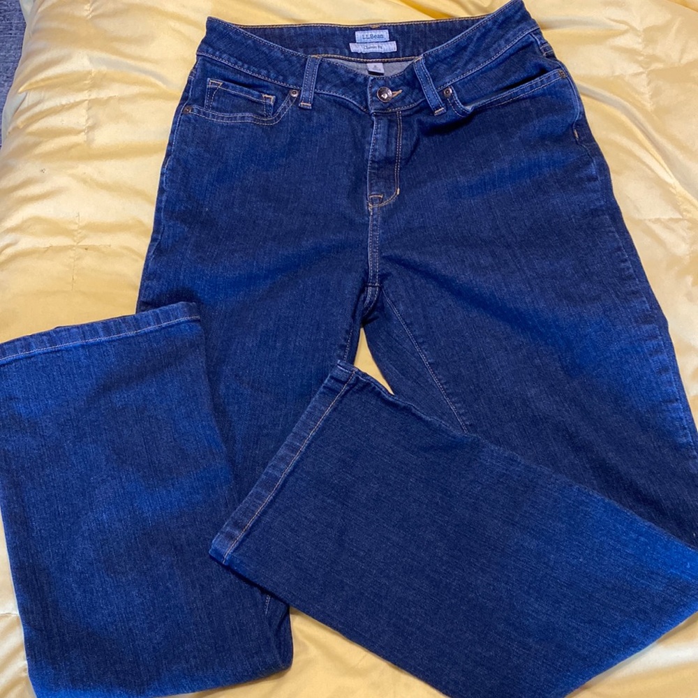 L.L. BEAN‎ “Classic Straight Leg” Dark wash Women’s size 8 Reg